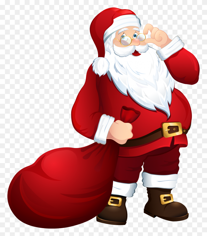 3061x3514 Nn Santa, Christmas, Clip Art - Secret Santa Clipart