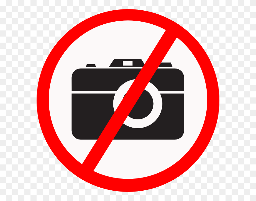 600x600 No Camera Allowed Clip Art - Pictures Of Cameras Clipart