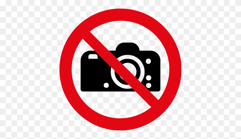 425x425 No Cameras Symbol Health And Safety Signs - No Symbol PNG
