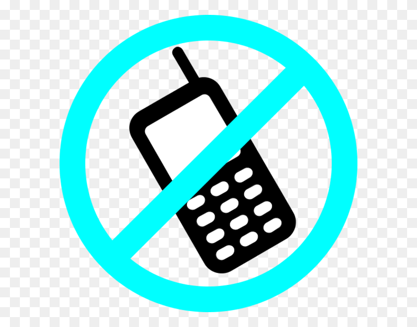 600x600 No Cell Phone Clipart - No Clipart