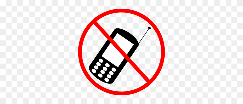 300x300 No Cell Phone Clipart - No Sign Clipart