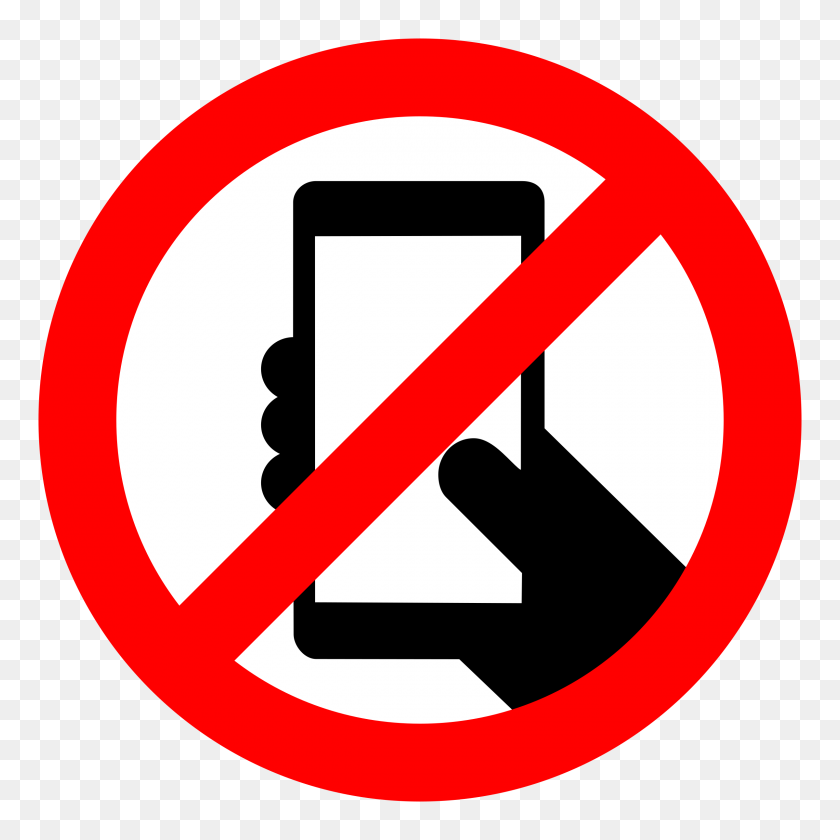 2400x2400 Использование Мобильных Телефонов Запрещено - Telefono Png