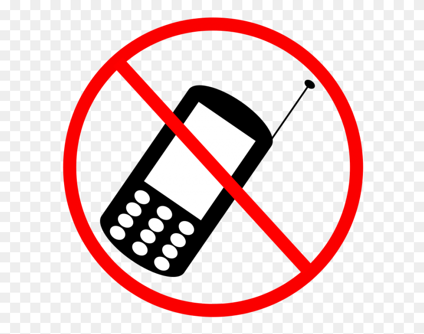 900x695 Png Без Мобильного Телефона Клипарт Для Интернета - Prohibido Png