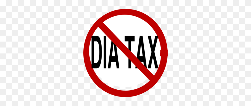 282x297 No Dia Tax Clip Art - Tax Clipart