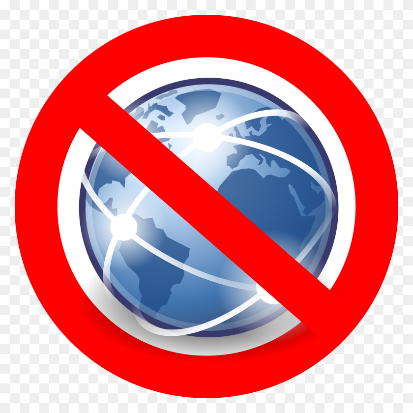 No Global Internet Pas D'internet Global Icons Png - Internet PNG