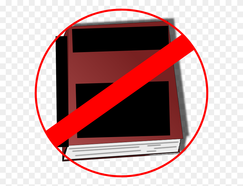 600x586 No Ltblankgt Banned Clip Art - To Read Clipart