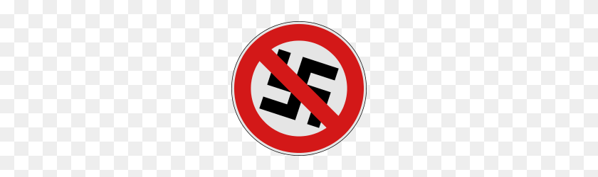 190x190 No Nazis - Nazi Flag PNG