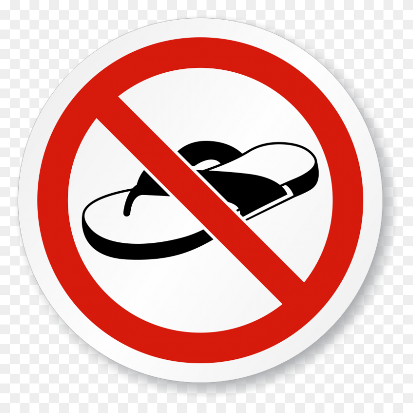 800x800 No Open Toed Shoes Signs Closed Toe Shoes Required Signs - Beach Sign Clipart