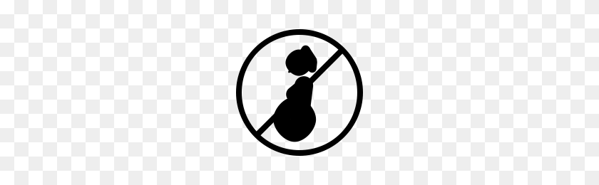 200x200 No Pregnant Women Icons Noun Project - Pregnant PNG