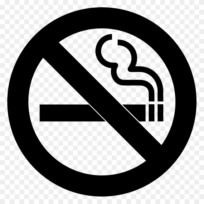 800x800 No Smoking Clipart - State Clipart
