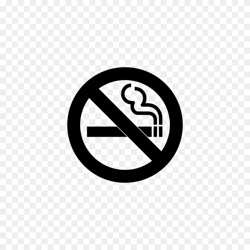 884x883 No Smoking Clipart Black And White - No Smoking Sign Clipart
