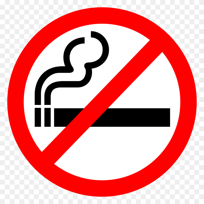 2400x2400 No Smoking Clipart No Tobacco - Free Clip Art Signs