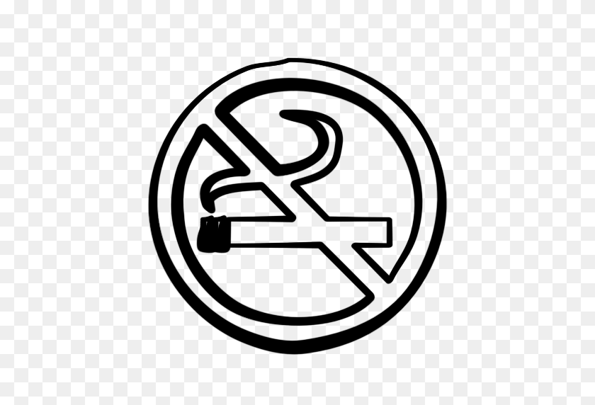 512x512 Cliparts De Prohibido Fumar - Clipart De Señal De Prohibido Fumar