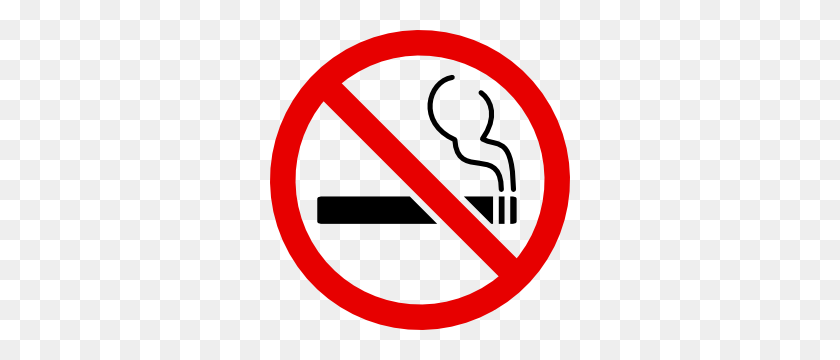 300x300 No Smoking Sign Clip Art - Smoke Clipart Transparent