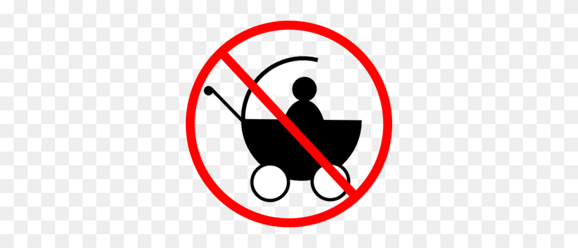 300x300 No Strollers Allowed Clip Art - No Clipart