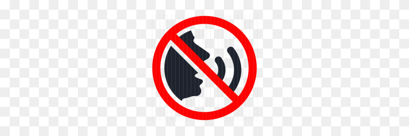 220x220 No Talking Sign Icon - Talking PNG