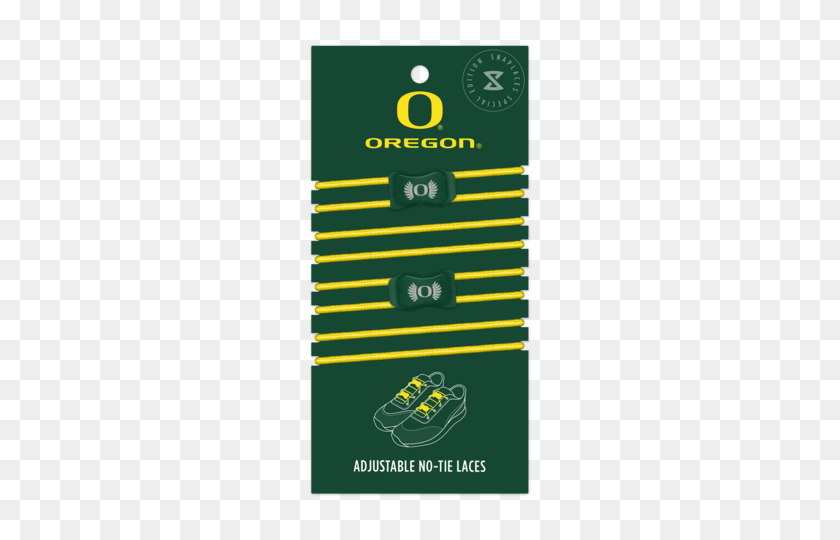 480x480 No Tie Shoelaces For Oregon Fans - Football Laces PNG