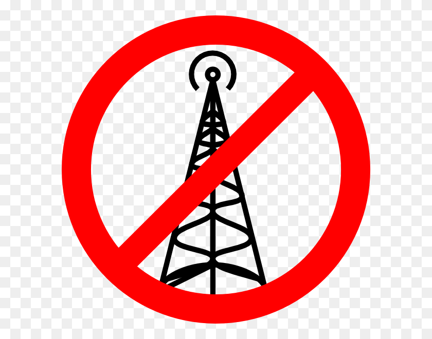 600x600 No Wireless Tower Clip Art - Ask Clipart