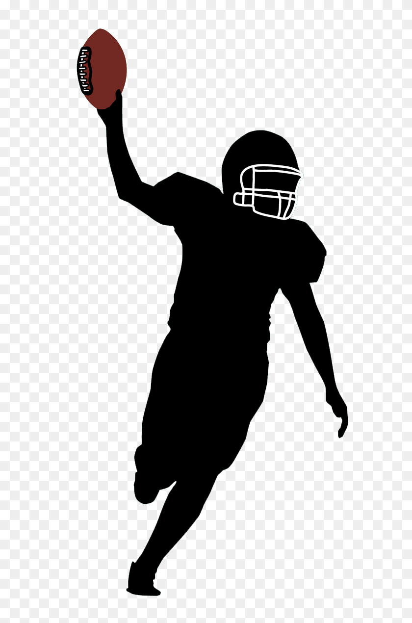 651x1210 Noble Nfl Football Player Silhouette Png Free Download - Football Player Silhouette PNG