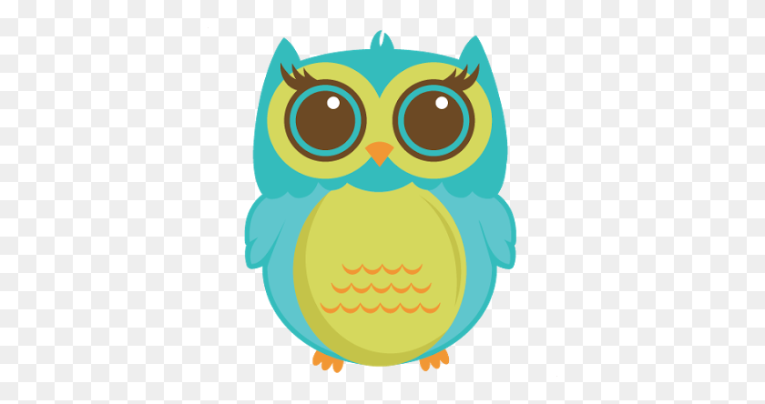 384x384 Nona Owl, Cute Owl - Висячая Обезьяна, Черно-Белый Клипарт