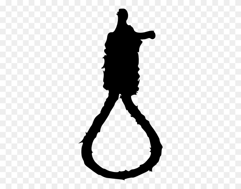 294x599 Noose Clip Art - Death Penalty Clipart