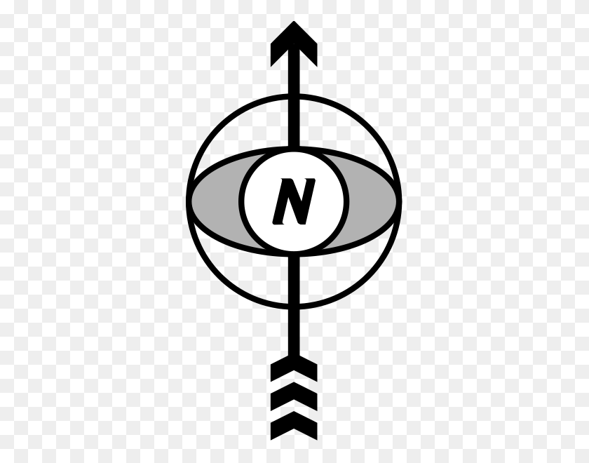 310x600 North Arrow Symbols - North Clipart
