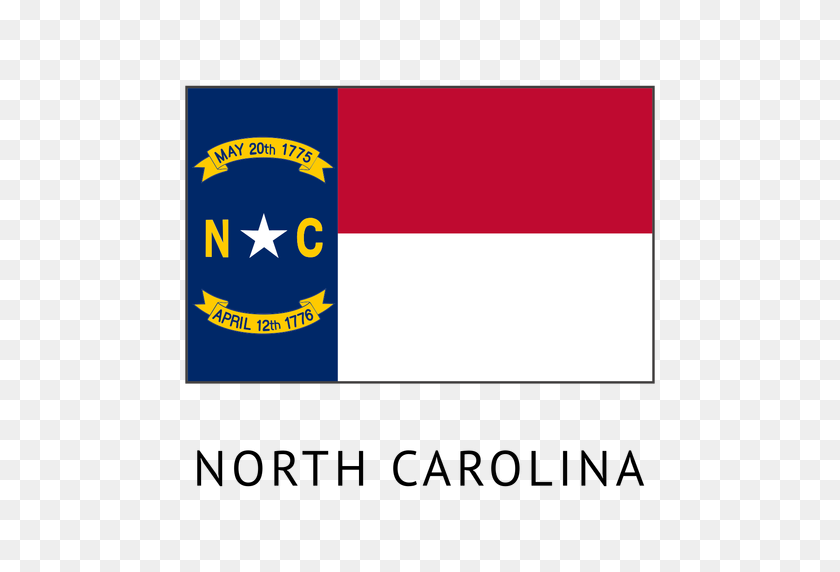 512x512 Bandera Del Estado De Carolina Del Norte - Carolina Del Norte Png