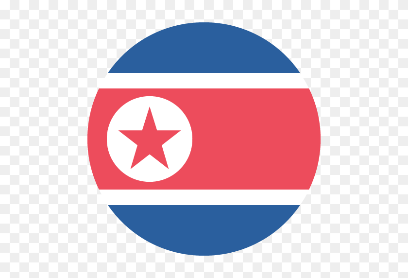 512x512 Флаг Северной Кореи Векторный Icon Emoji Скачать Бесплатно Векторные Логотипы - Korean War Clipart