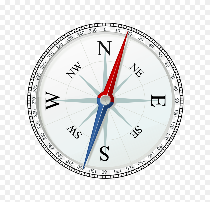 697x750 North Points Of The Compass Cardinal Direction Compass Rose Free - Compass Rose Clip Art