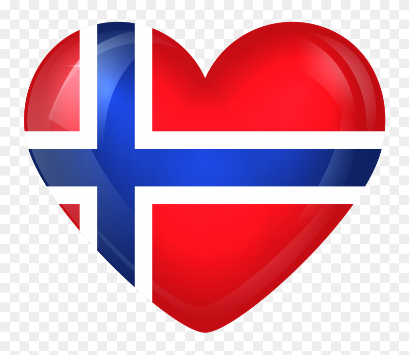 6000x5144 Норвегия Клипарт Декоративное Сердце - Декоративные Картинки