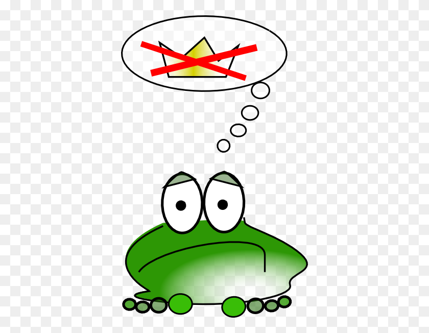 366x592 Not A Frog Prince Clip Art - Frog Prince Clipart