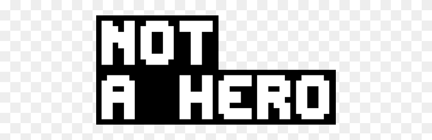466x213 Not A Hero Logo - Hero PNG