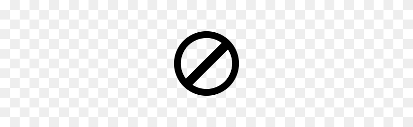 200x200 Not Allowed Icons Noun Project - Not Allowed Sign Png