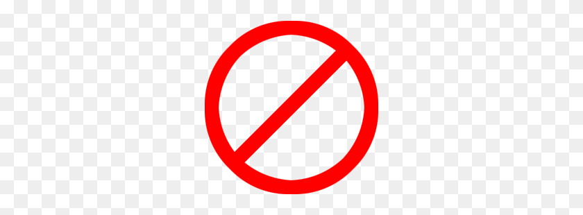 250x250 Not Allowed Symbol - Not Allowed PNG
