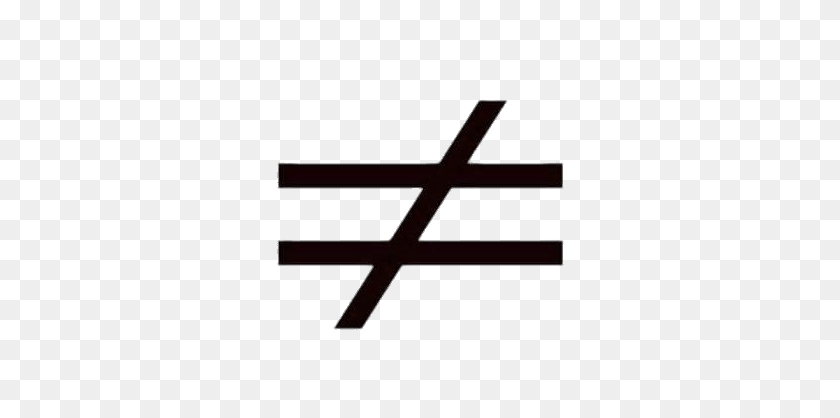 Знак не равно. Перечеркнутый знак равно. Неравно символ. Перечеркнутое равно символ.