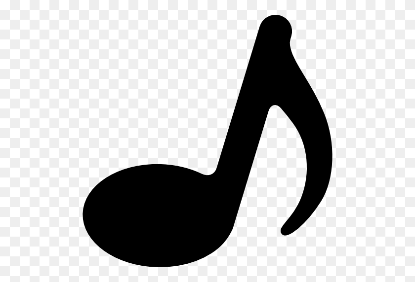 512x512 Nota Musical En Negro Descargar Iconos Gratis - Notas Musicales Png