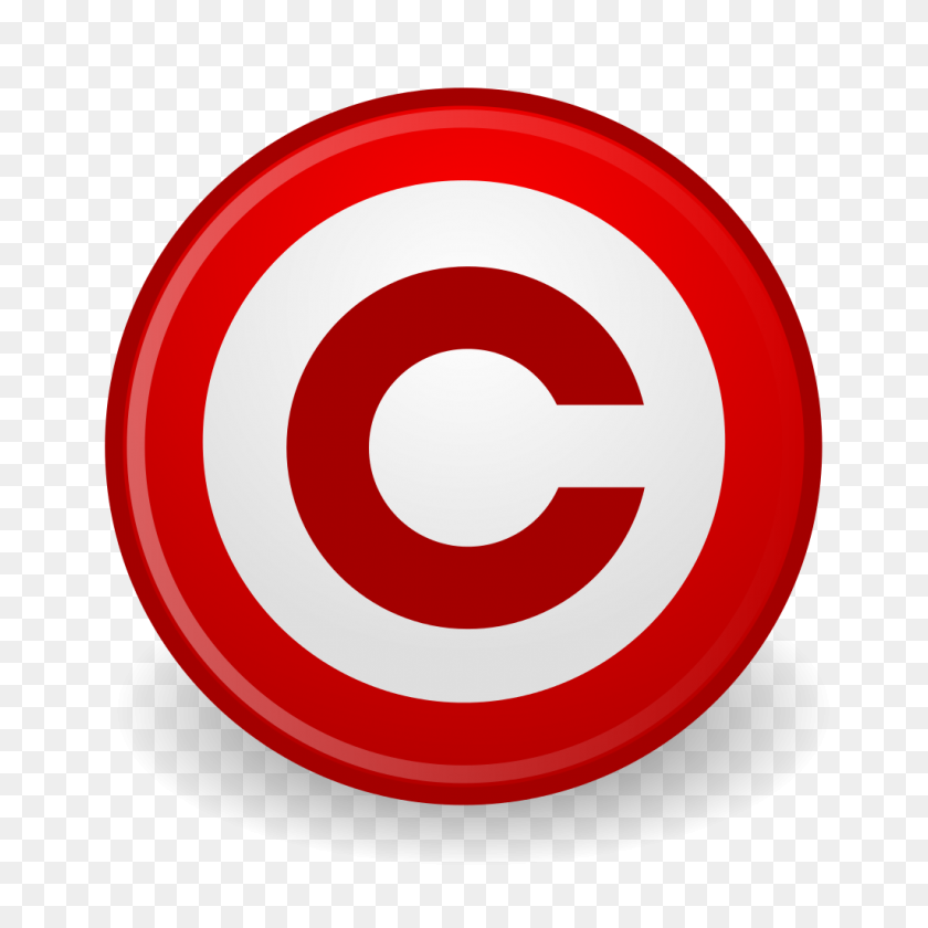 1024x1024 Notcommons Emblema Con Derechos De Autor - Logotipo De Copyright Png
