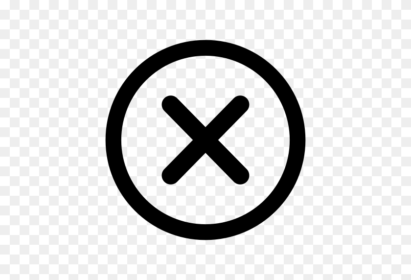 512x512 Notcorrect, Sign, Wrong, X Icon - X Icon PNG