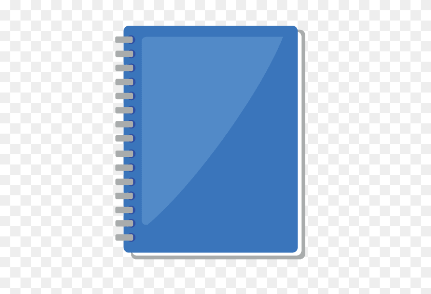 512x512 Cuaderno Icono Plano - Libro Png Transparente
