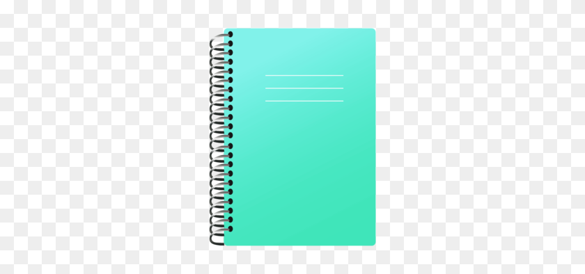 260x334 Notebook Paper Clipart - Notebook And Pencil Clipart