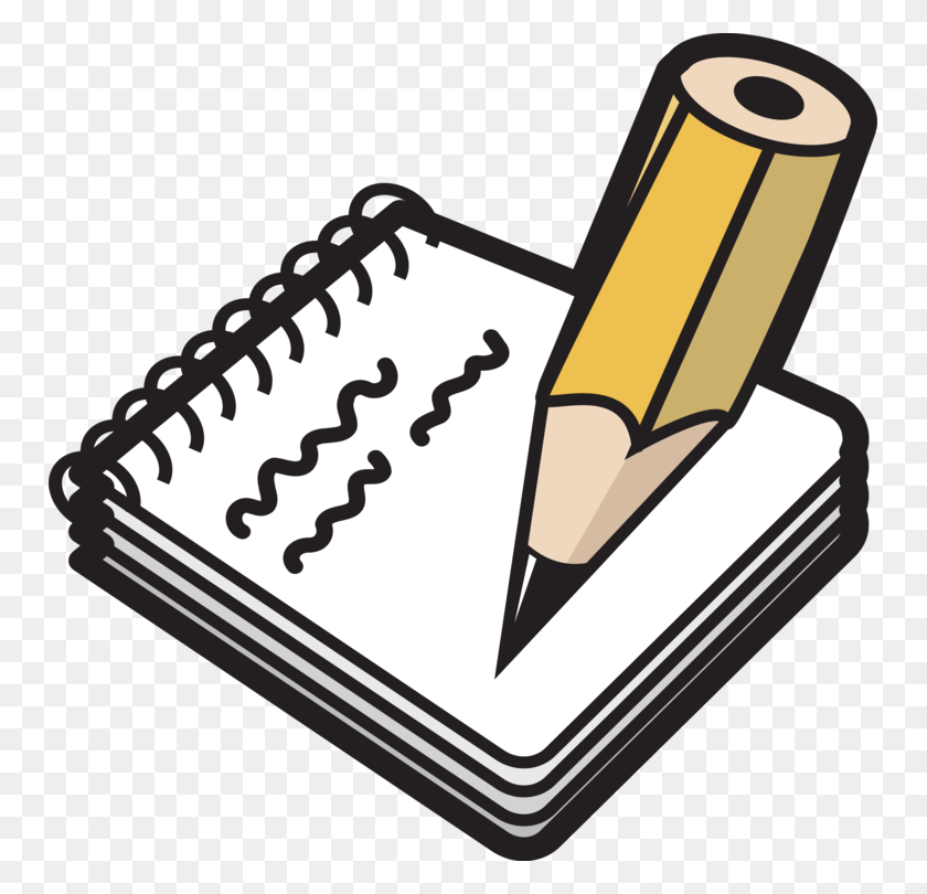 751x750 Notebook Paper Pencil Computer Icons Drawing - Sharp Pencil Clipart