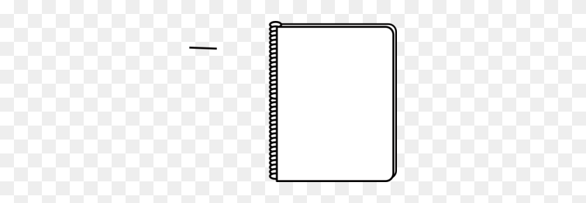 299x231 Cuaderno Blanco Clipart - Clipart De Papel Blanco
