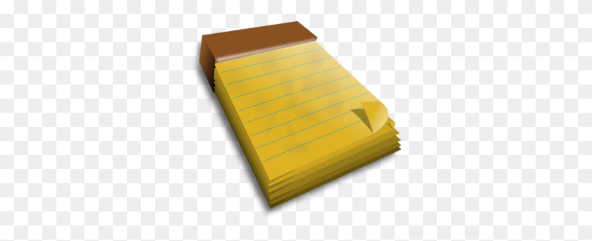 300x282 Notepad Clip Art - Post It Note Clipart