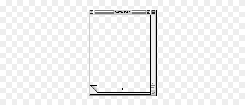 300x300 Notepad Vaporwave Background - Notepad PNG