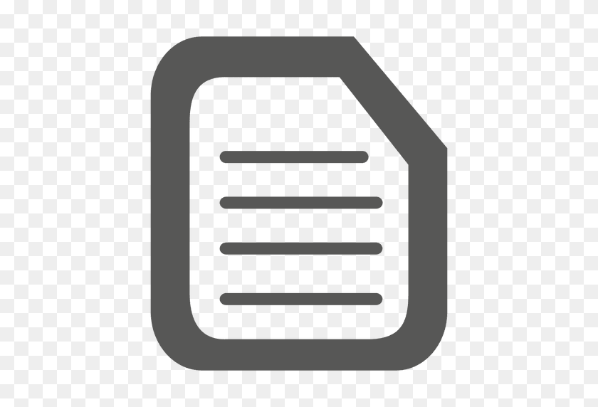 512x512 Notepaper Icon - Note Paper PNG