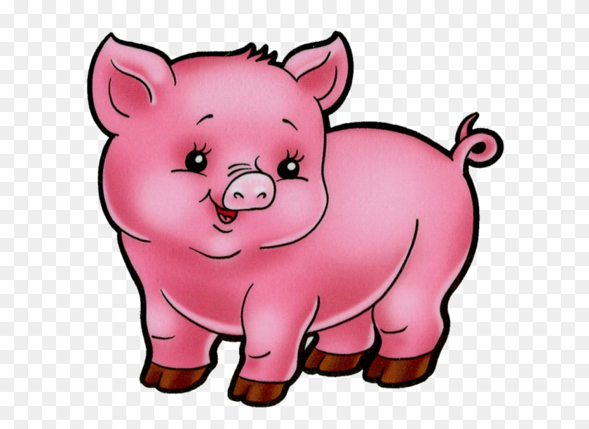 600x553 Nothin' But Pigs Part - Piggy Bank Clipart