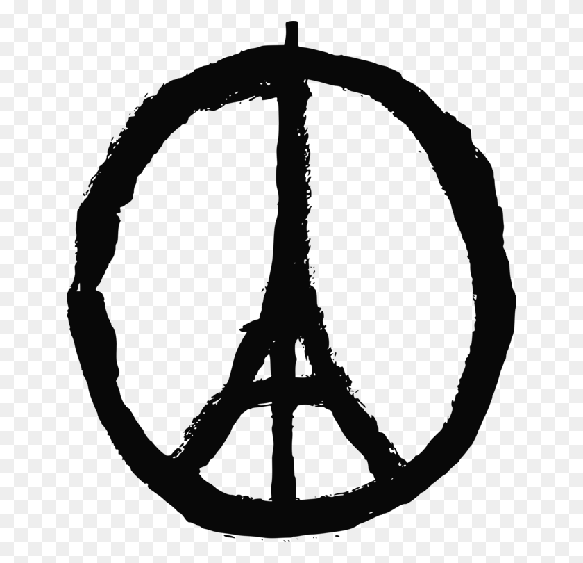 648x750 November Paris Attacks Peace For Paris Bataclan Computer - Peace PNG