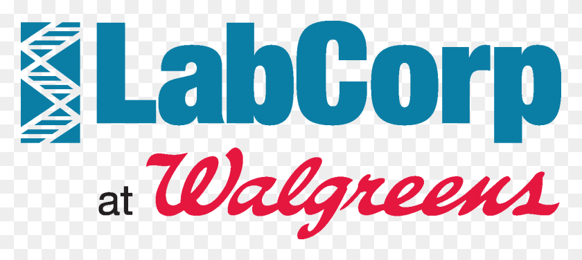 1394x565 Now Available Labcorp - Walgreens Logo PNG
