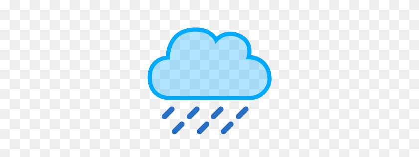 256x256 Nube Lluvia Cloud Rain Raincloud - Lluvia PNG