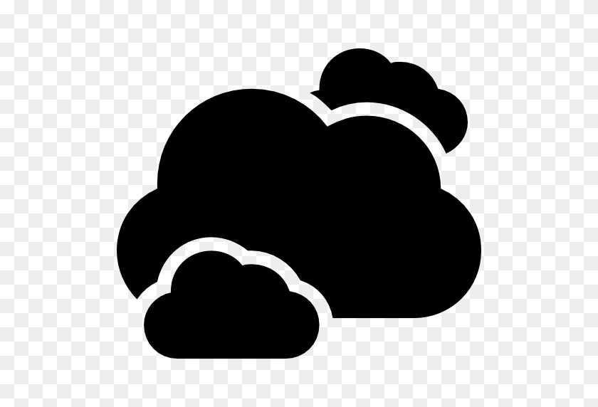 512x512 Nubes De Clima De Tormenta Negra - Nubes Png